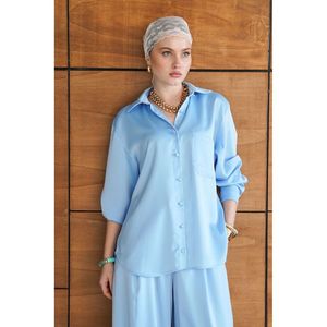 Camisa de Satén - [object Object] - Product Image 1