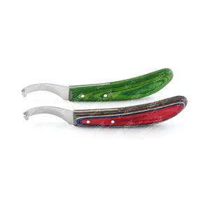 New Arrival Farrier Tools Stainless Steel Horse Grooming Hoof Cutter Wood Handle Hooof Knife <b>for</b> Horse <b>Shoe</b> Care Reusable Sharpe - Product Image 1