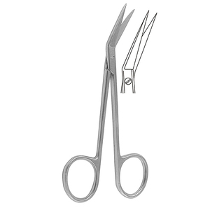 Meilleure vente de ciseaux à iris de 11.5cm avec lames coudées Instruments de chirurgie manuelle en acier inoxydable certifiés ISO Excellent prix - Product Image 6