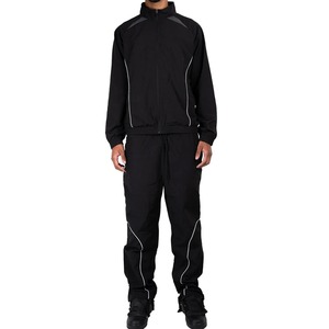 Conjunto Deportivo de 2 Piezas para Hombre, Estilo Informal, de Poliéster Suave, con Cremallera Personalizada, para Fitness al Aire Libre, Corte Regular, Ropa Deportiva - Product Image 2