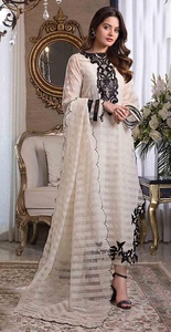 2023 colección de Bodas de lujo indio paquistaní gasa bordada Salwar Kameez con piedra pesada Venta caliente vestido de fiesta - Product Image 5