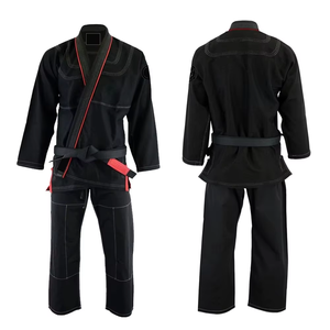 Uniforme de Jiu Jitsu Brasileño BJJ Gi, Kimono de Entrenamiento de Artes Marciales de Poliéster/Algodón, Duradero, Transpirable, Personalizable, Opción Frontal Personalizable - Product Image 1