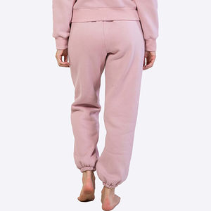 Custom Logo Baggy Utility Joggers Oversized Plain High Waisted <b>Fleece</b> Track <b>Pants</b> Stacked Joggers for <b>Women</b> - Product Image 6