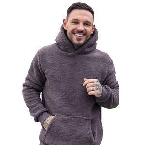 Offre Spéciale automne hiver chaud coupe ample sweat à capuche respirant grande taille décontracté Streetwear mode sweats à capuche - Product Image 4