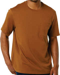 Men's Loose Fit Printed Heavy Knit Short Sleeve T-Shirts with Worsted <b>Fabric</b> Anti-Wrinkle & Quick Dry Features for Casual Wear - Product Image 1