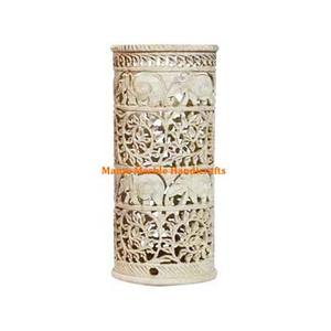 Branded New Traditional Arrival Best Piece Soapstone Flower Base With Hand Curved Natural Polished For Home And Hotel Decoration - Product Image 3