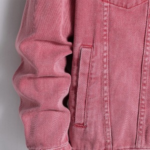 Chaqueta vaquera de algodón 100% para hombre, ropa informal, bolsillo de Color sólido, estilo fino, ropa de alta calidad, Chaquetas vaqueras para hombre, servicio OEM - Product Image 4