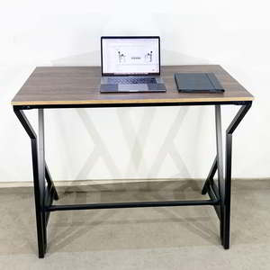 Escritorio Industrial/Moderno de 120x60x105cm, Madera Contrachapada con Patas de Hierro, Requiere Ensamblaje STD68031 - Product Image 5
