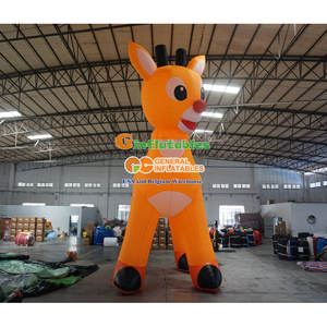 定制logo字母大型巨型商务户外移动展示广告装饰吹气气球广告牌充气标牌 - Product Image 5