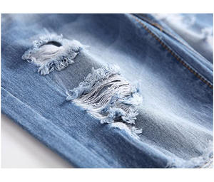 กางเกงยีนส์ผ้าแคนวาสแบบสกินนี่สำหรับนักขี่จักรยานผ้ายีนส์ทรงดินสอรัดรูปสีดำ - Product Image 4