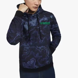 Sweat à capuche unisexe de haute qualité 100% coton molletonné/éponge française, coupe classique, streetwear, mode, personnalisable, respirant - Product Image 3