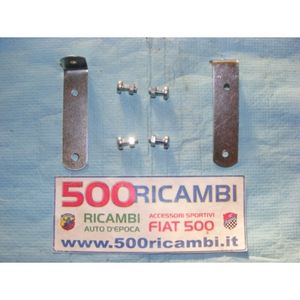 Coppia di Cornici Metalliche per Targa Anteriore FIAT 500 D F L R, Facili da Trasportare - Product Image 1