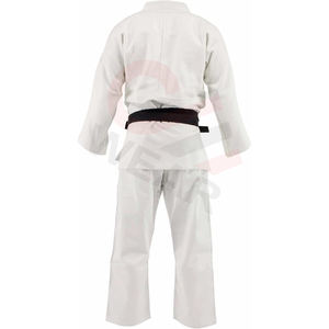 2024 alta calidad personalizado Karate artes marciales uniforme Judo/BJJ Jiu-Jitsu Kimono trajes Logo venta al por mayor BJJ Gi 100% algodón 320g - Product Image 5