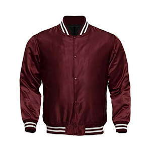 Blouson d'hiver unisexe pour hommes et femmes en toile avec col montant et logo sur le devant Uniformes d'équipes scolaires et sportives - Product Image 1