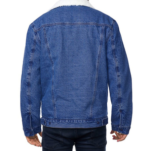 Veste en jean pour hommes veste en jean boutonnée manteau en jean tenue 2024 veste en jean à la mode pour hommes - Product Image 5