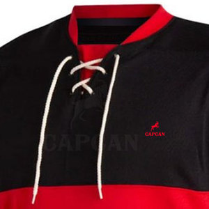 Maillot de Hockey sur Glace Simple et de Haute Qualité 100% Polyester Cousu pour Équipe, Personnalisable en Couleur, Maillot de Sport Respirant et à Séchage Rapide pour Hommes - Product Image 5
