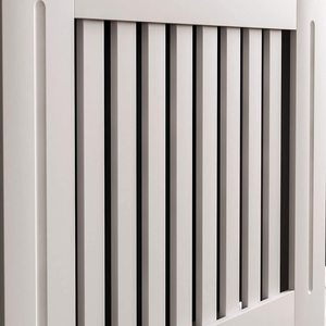 Copertura del radiatore in legno bianco MDF griglia scaffale armadio moderno mobili tradizionali - Product Image 4