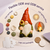 Desain Gnome Bunga Asli Laboratorium Pengembangan Riset Profesional Perancangan Khusus Prototipe Sampel Persetujuan Dukungan Produsen