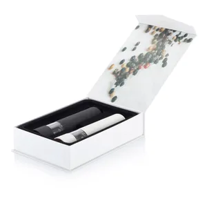 Ensemble de moulins à sel et à poivre électriques personnalisés, gadgets haut de gamme pour une assaisonnement parfait - Product Image 5