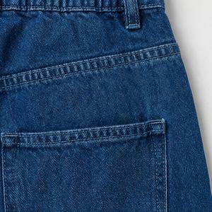 Pantalon en jean ample pour femme, style évasé, coupe ample avec taille élastique, streetwear tendance, tendances estivales, décontracté, confortable à porter - Product Image 5