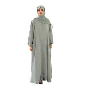 Abaya pour femmes Dubaï Turquie Islam Kaftan Ramadan Abayas Robe musulmane arabe modeste Vêtements de prière pour femmes - Product Image 1