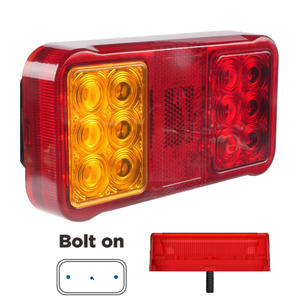 Feu arrière LED E-Mark pour camion 12-24V IP66, feu de position arrière, de frein et de clignotant pour <span class=keywords><strong>tracteur</strong></span>, remorque et machines agricoles - Product Image 3