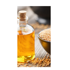 Aceite de mostaza puro 100%, aceite prensado en frío aromático comestible para una cocina saludable y el cuidado del cabello - Product Image 2