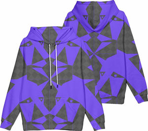 2025 Sudadera con capucha de gran tamaño con estampado personalizado Unisex nueva moda diseño de hombro caído Casual tejido corto para mujer de talla grande - Product Image 3