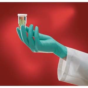 Gants de sécurité jetables Microflex NeoTouch 25-101 Taille 9.5-10 Vert clair Néoprène EN 374 EPI Catégorie III Boîte de 100 pièces Ansell - Product Image 1