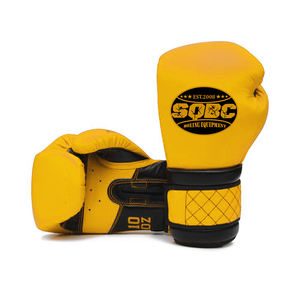 Gants de boxe professionnels en gros LOGO personnalisé pas cher Gants de boxe en cuir PU gagnants du sport - Product Image 1
