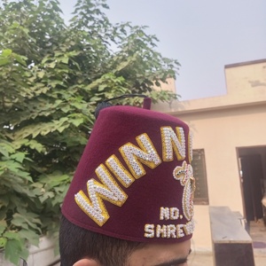 Win Court Temple Shriner Fez Maroon-HSE - Product Image 5