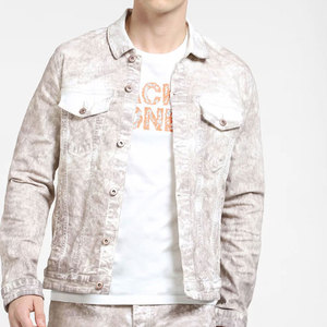 Chaqueta de Mezclilla para Hombre, 100% Algodón, Estilo Único, Informal, para Venta en Línea, Diseño Personalizado, Tallas Grandes - Product Image 1