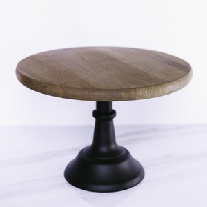 Elegante y elegante Soporte redondo de madera para pasteles, utensilios para servir y beber naturales para el hogar y la cocina, herramientas duraderas para pasteles de resina epoxi - Product Image 4