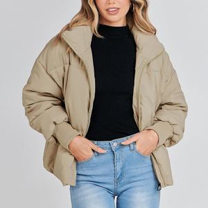 Nueva Moda de Invierno para Mujer, Chaqueta Corta Acolchada, Chaqueta de Burbuja, Abrigos de Invierno para Mujer, Abrigos de Talla Grande - Product Image 5