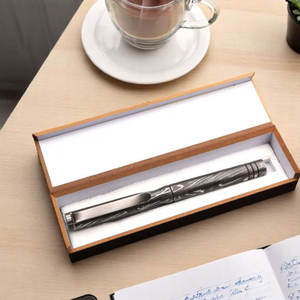 Handmade Damascus Steel Writing <b>Pen</b> With Elegant Pattern Luxury <b>Gift</b> For Office And Business Use - Product Image 3