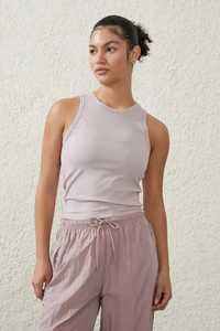 เสื้อออกกำลังกายผ้าฝ้ายแขนกุดทรงหลวมลำลองสำหรับผู้หญิงเสื้อครอปสำหรับ2025ฤดูร้อน - Product Image 6