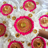 Lanterne décorative artisanale indienne traditionnelle de 8 pouces, porte-bougie Diya Rangoli pour la décoration de la maison, pour Ganpati Diwali