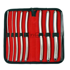 Ensemble de dilatateur 8 pièces de haute qualité bouchons utérins et urétraux Hegar Bougies pochette de rangement ensemble d'instruments médicaux - Product Image 1
