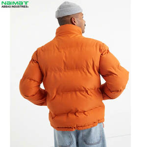 High Street Low Moq Chaqueta acolchada de lana y cuero para exteriores de alta calidad para hombres Servicio OEM Transpirable La mejor chaqueta acolchada personalizada - Product Image 5