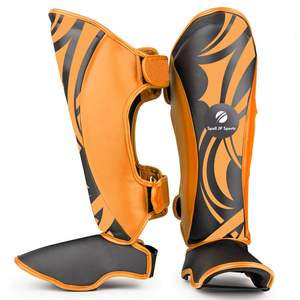 Espinilleras de Kickboxing OEM, Protectores de Piernas para Artes Marciales, Muay Thai y Boxeo, Duraderas para Entrenamiento - Product Image 5