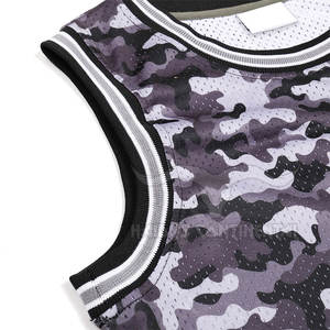 Ropa deportiva al aire libre Jersey Material poliéster alta calidad mejor diseño personalizado baloncesto Jersey - Product Image 4