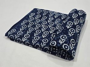Eco Friendly Breathable Hand Block Printed 100%Cotton Fabric Handcrafted Jaipur Heritage Traditional Block Print Cotton Fabric - Product Image 3