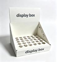 Boîte de présentation en carton ondulé personnalisée, boîte de présentation de table en papier, présentoir de comptoir PDQ, boîte de présentation en carton pour la vente au détail