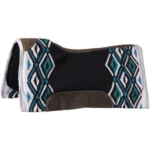 Selle de cheval en laine artisanale, tissu en coton durable, doublure respirante, rembourrage en polyester intégré pour usage équestre - Product Image 1
