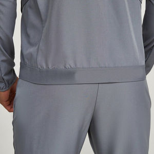 Chaqueta de chándal cortavientos personalizada para hombre pierna recta calle alta calidad deportes poliéster holgado chándal conjunto contraste de color - Product Image 5