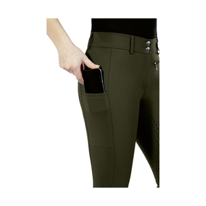 Pantalones de montar a caballo para mujer, ropa ecuestre con agarre de asiento completo, fabricación personalizada, venta al por mayor, pantalones a granel - Product Image 3