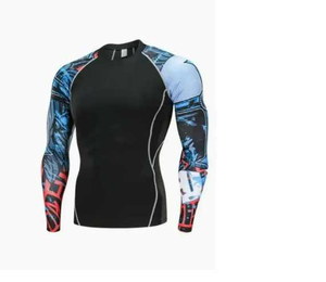 Protector de sarpullido BJJ de alto rendimiento personalizado para entrenamiento y competición Spandex/poliéster servicio OEM de secado rápido - Product Image 6