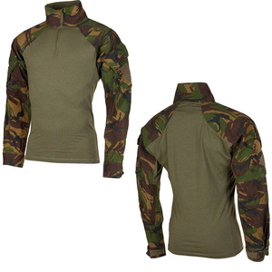 เสื้อแขนยาวผ้าคอตตอนและโพลีเอสเตอร์สำหรับผู้ชายเสื้อยุทธวิธีแห้งเร็วสำหรับฝึกซ้อม - Product Image 5