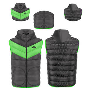 Veste bouffante sans manches en polyester 100% de haute qualité pour hommes, manteau d'hiver lavable, motif chauffant, caractéristiques-Fabricant - Product Image 4