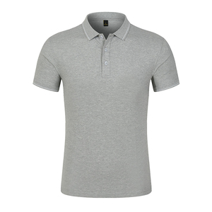 Polo d'été personnalisé pour hommes Polo de golf à manches courtes à motifs solides Vente en gros d'usine Polo personnalisé Vente en gros de haute qualité - Product Image 3